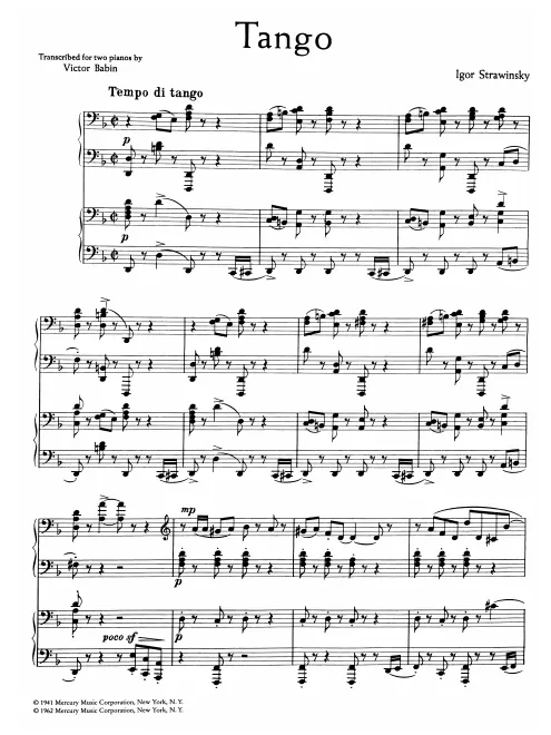 First page of Tango