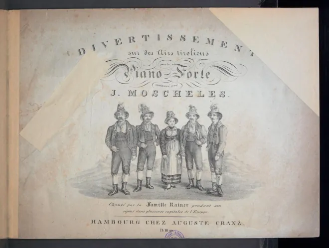 First page of Divertissement sur des Airs tiroliens