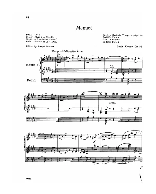 First page of Symphonie No.4