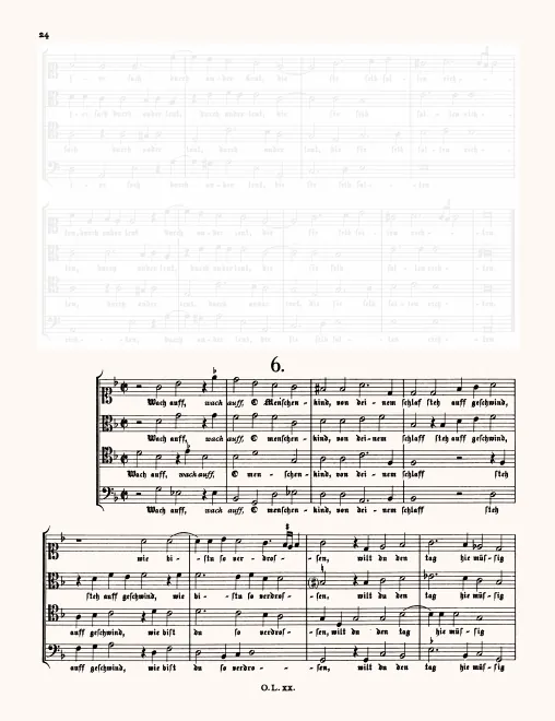 First page of Wach auf, o Menschenkind