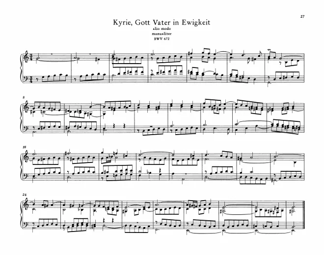 First page of Kyrie, Gott Vater in Ewigkeit