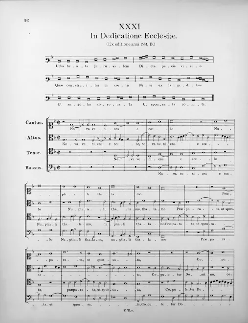 First page of Urbs beata Jerusalem