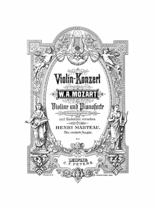 First page of Violin Concerto No.5