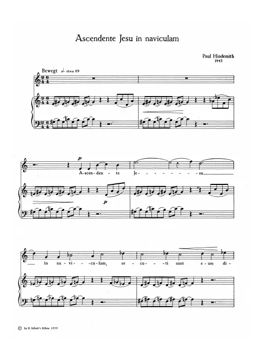 First page of Ascendente Jesu in naviculam