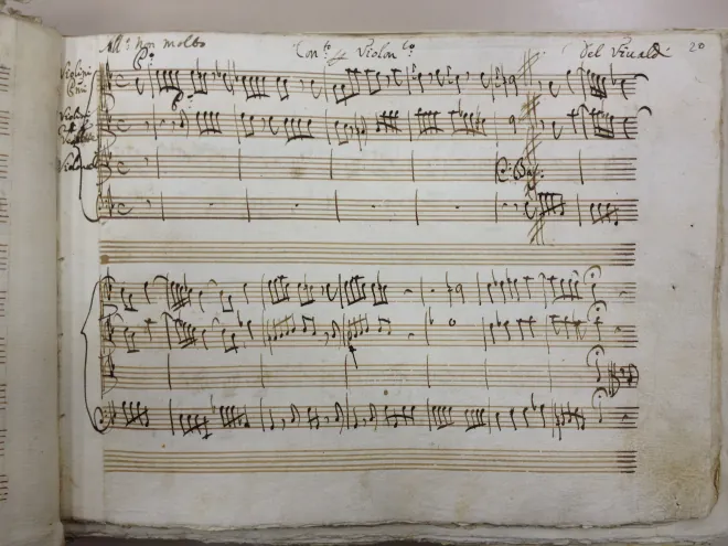 First page of Cello Concerto in C minor