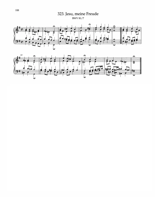 Study Chorale Score (Textless)