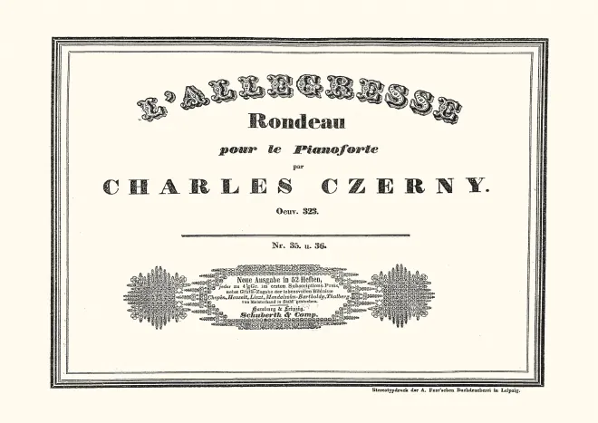 First page of L'Allegresse, Rondeau
