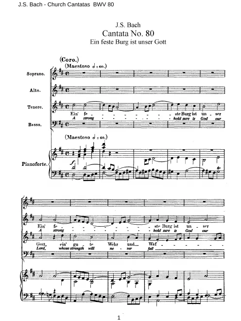 First page of Alles, was von Gott geboren