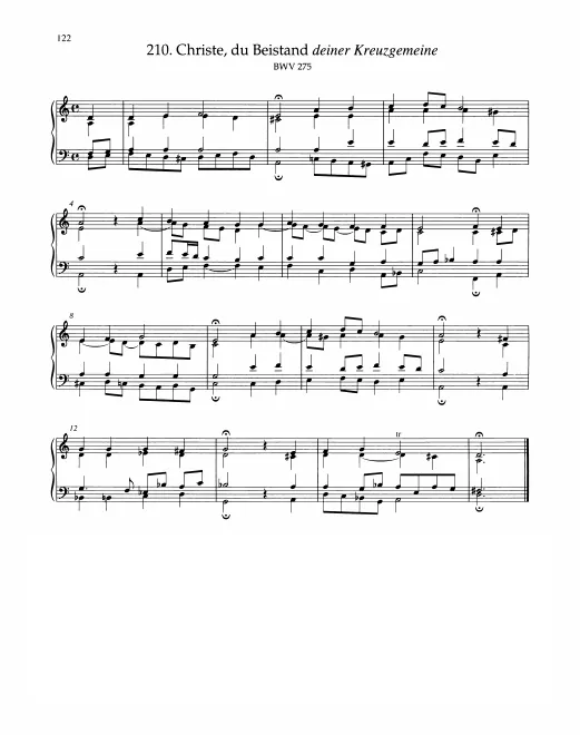 First page of Christ, du Beistand deiner Kreuzgemeine