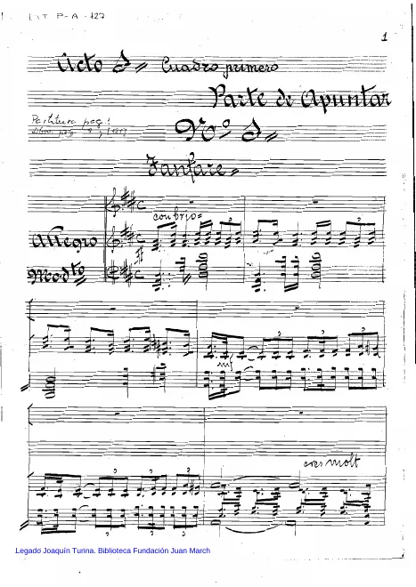 First page of Margot