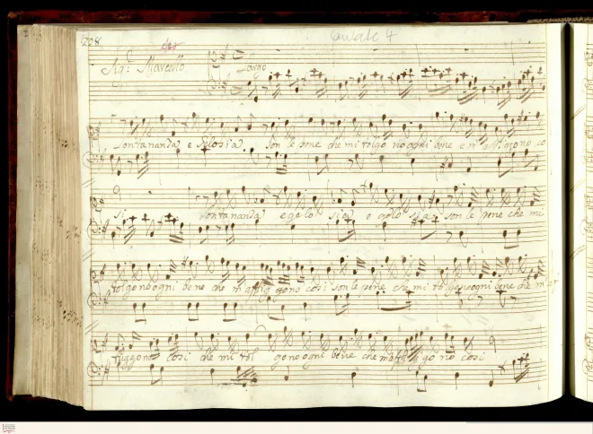 First page of Lontananza e gelosia