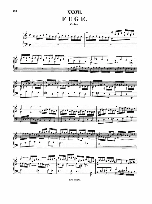First page of Fugue