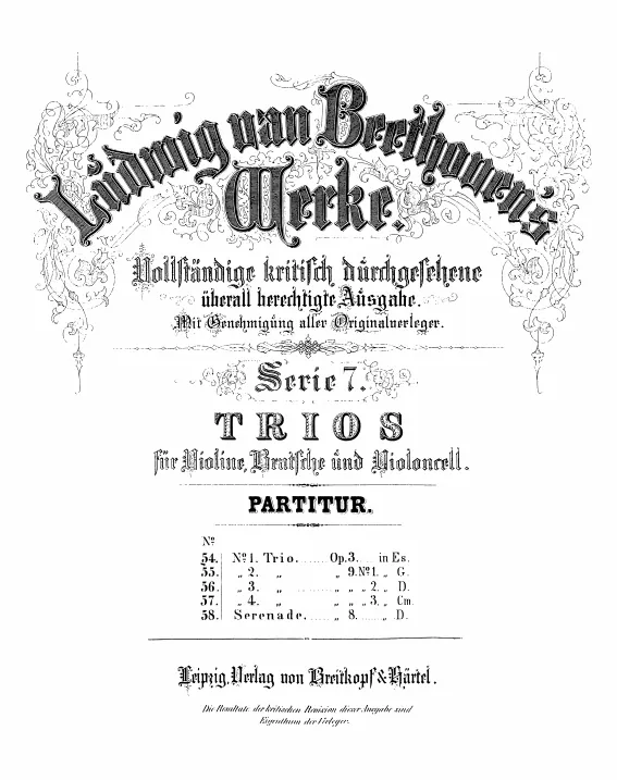 First page of String Trio