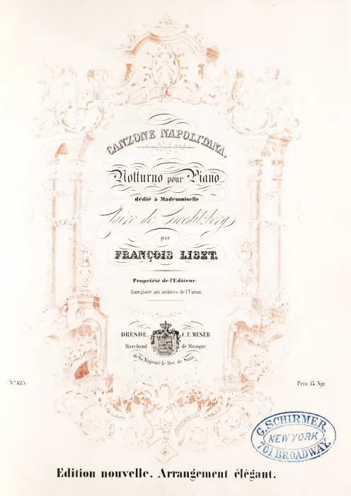 First page of Canzone Napolitana