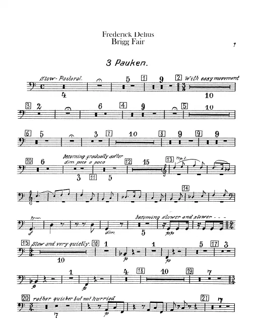 First page of Brigg Fair