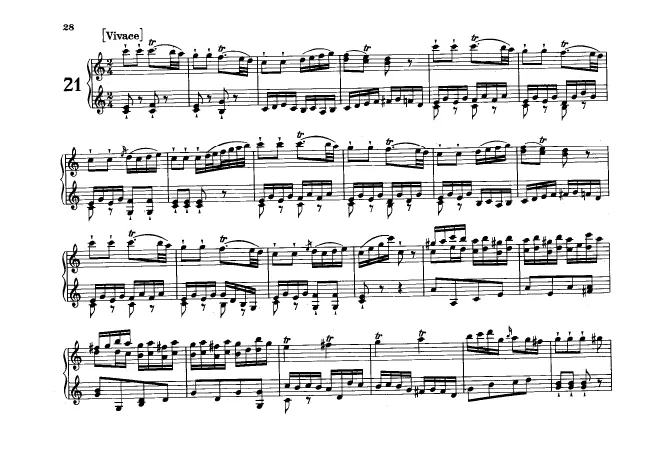 First page of Flötenuhr in C major, Hob.XIX:13