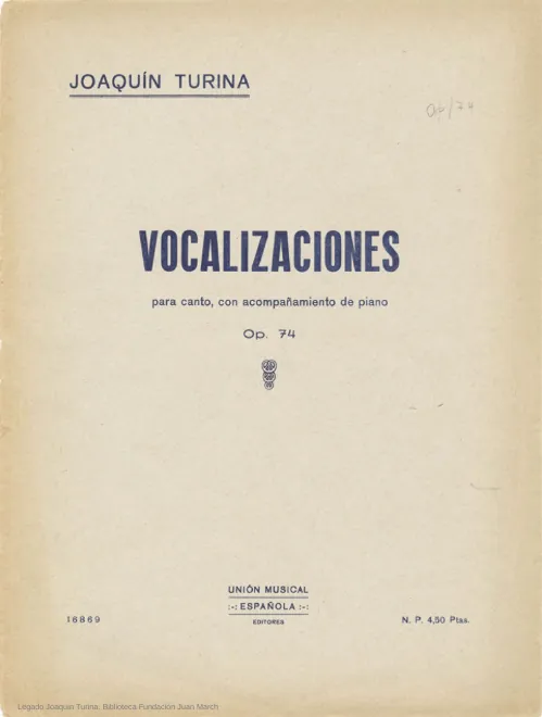 First page of Vocalizaciones