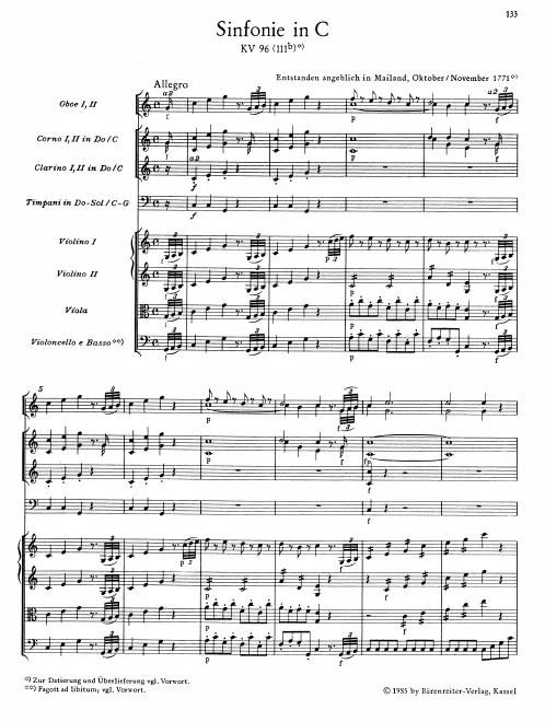 First page of Symphony No.46