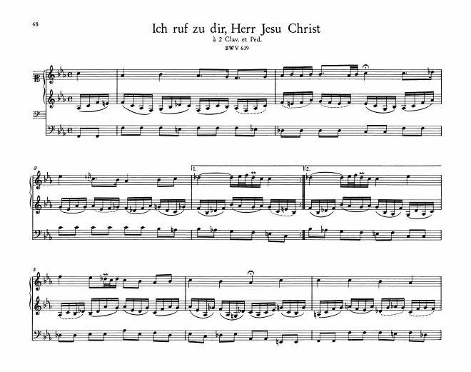 First page of Ich ruf zu dir Herr Jesu Christ