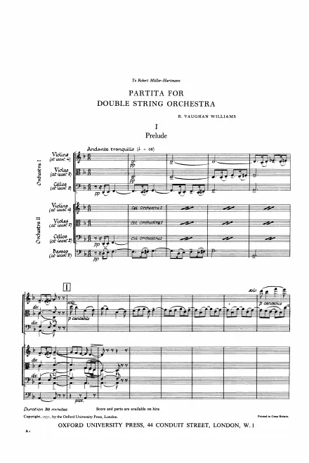 First page of Partita